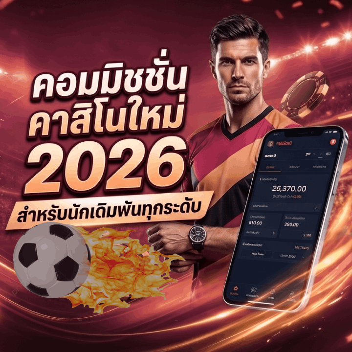 คอมมิชชั่นคาสิโนใหม่ 2026